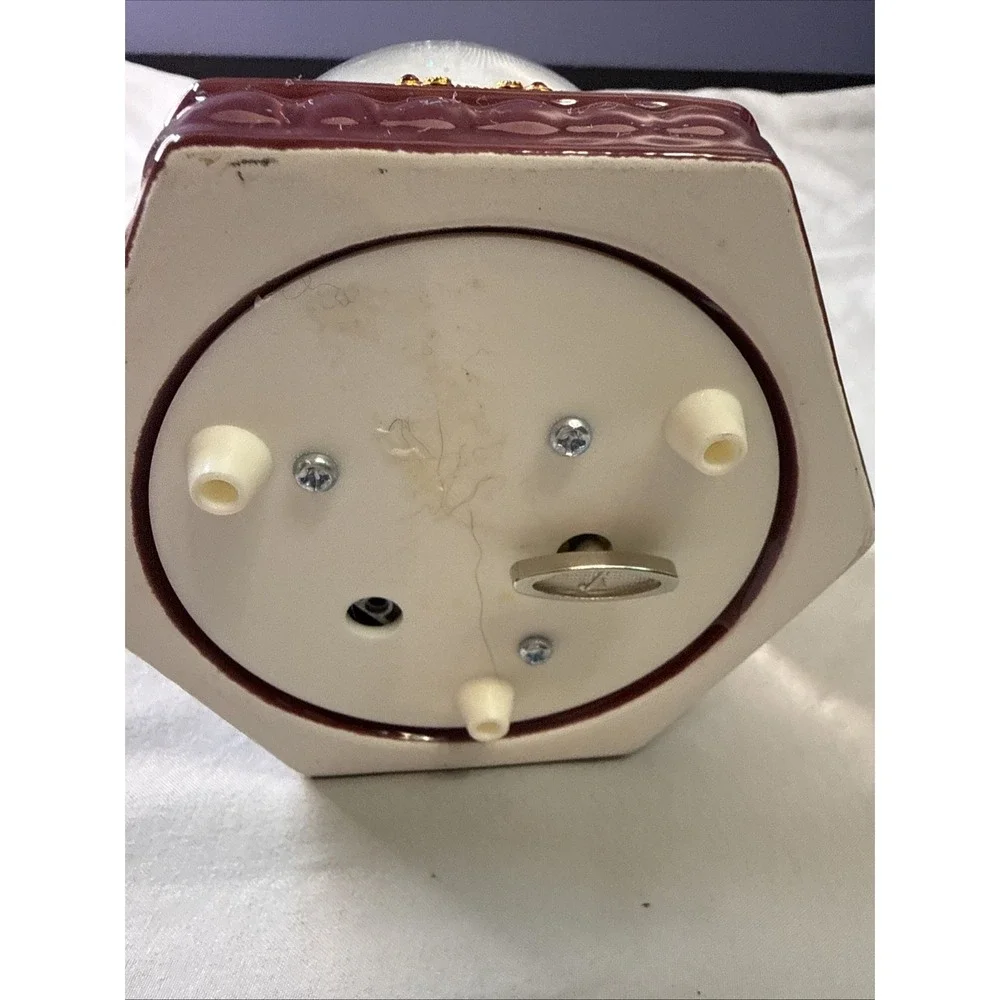 Vintage The San Francisco Music Box Co. Jeweled Snowman Waterglobe